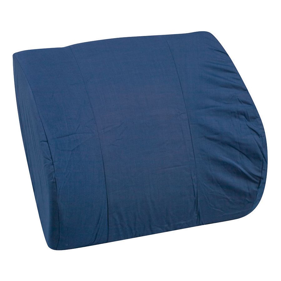 Mabis Memory Foam Lumbar Cushion Navy