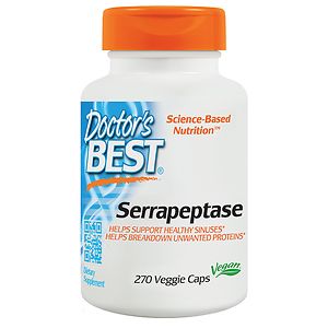 Doctor's Best Best Serrapeptase, Veggie Caps