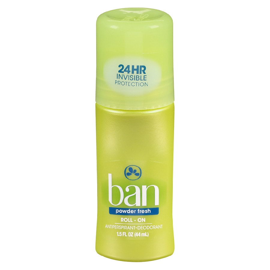 Ban Roll-On Antiperspirant & Deodorant Powder Fresh