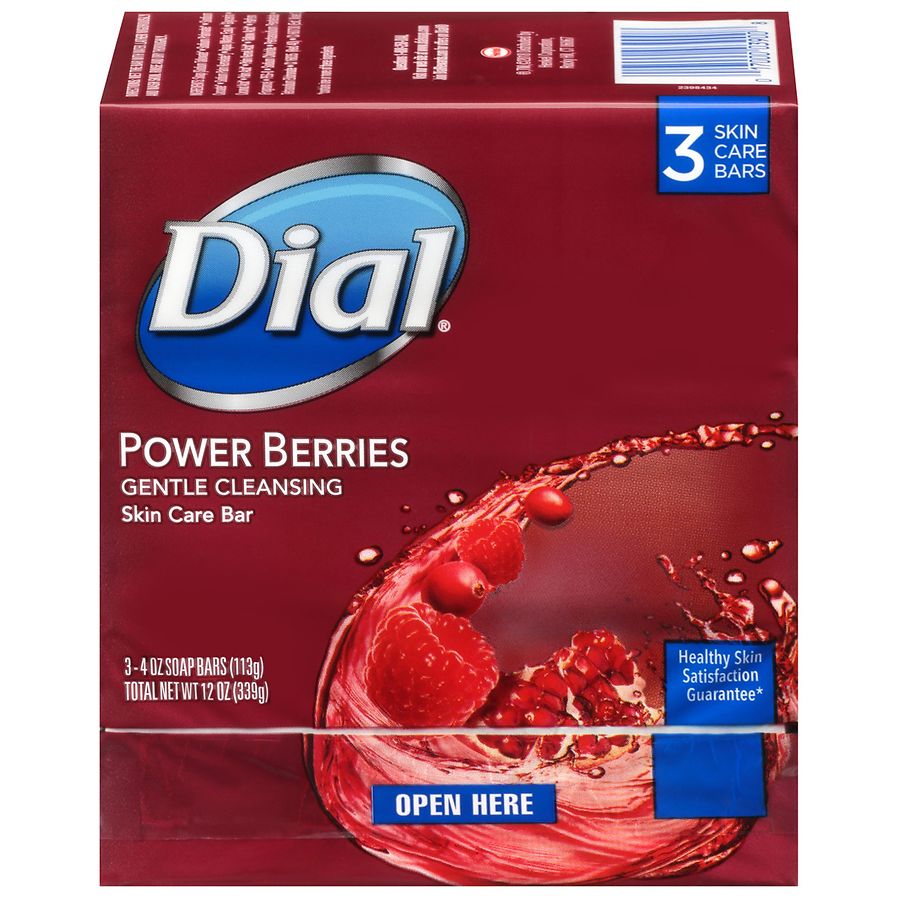 Antioxidant Daily Skin Defense Glycerin Bar Soap Power Berries4.0oz. 