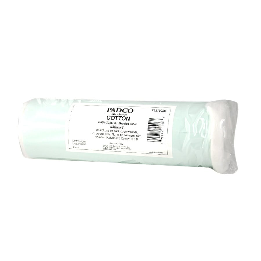 US Cotton Absorbent, Non Sterile, 1lb Cotton Roll