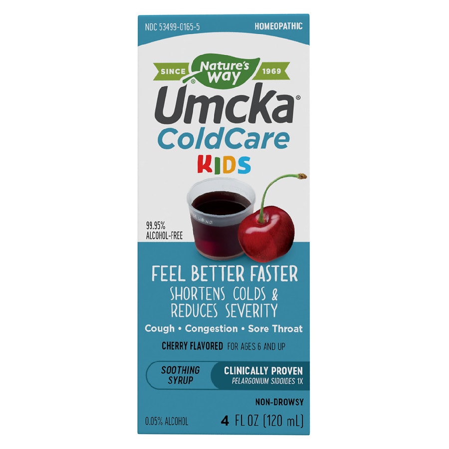  Nature's Way Umcka Coldcare Children's Syrup Cherry 