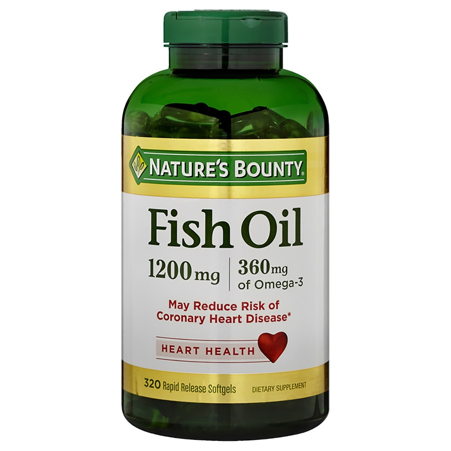 Nature&#39;s Bounty Fish Oil 1200 mg Dietary Supplement Softgels | Walgreens