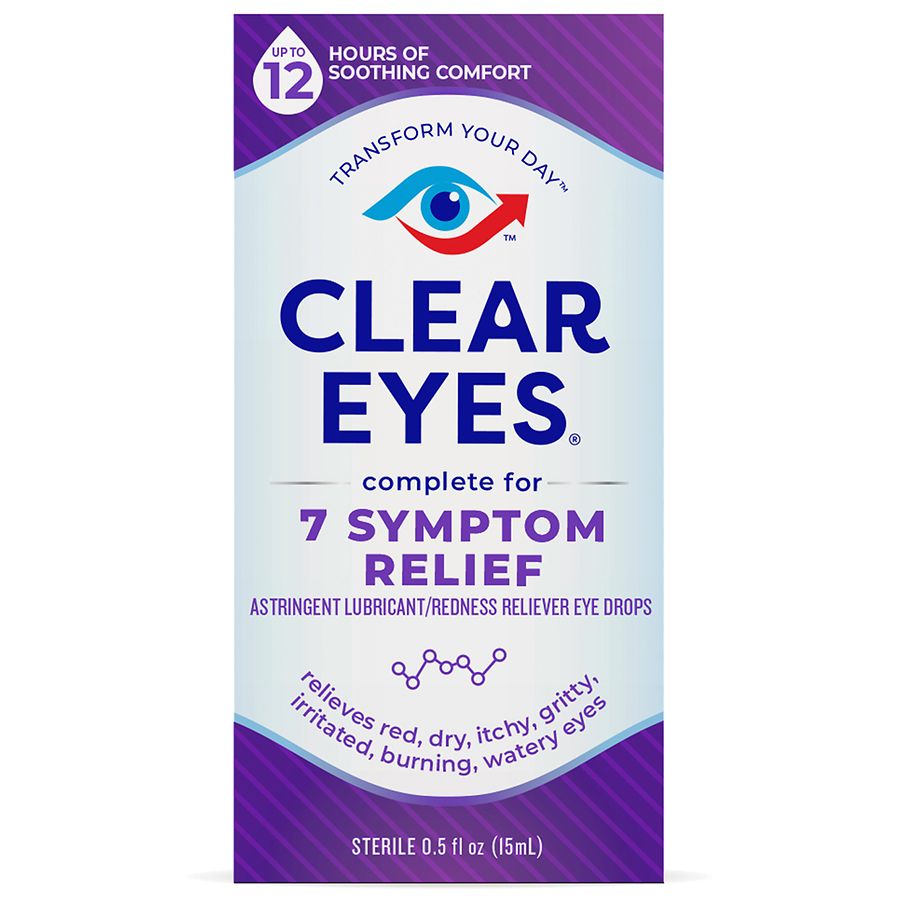 Clear Eyes капли. Eyes Clear сертификат. Clear Eyes 7 Symptoms. Clear Eyes Sample.
