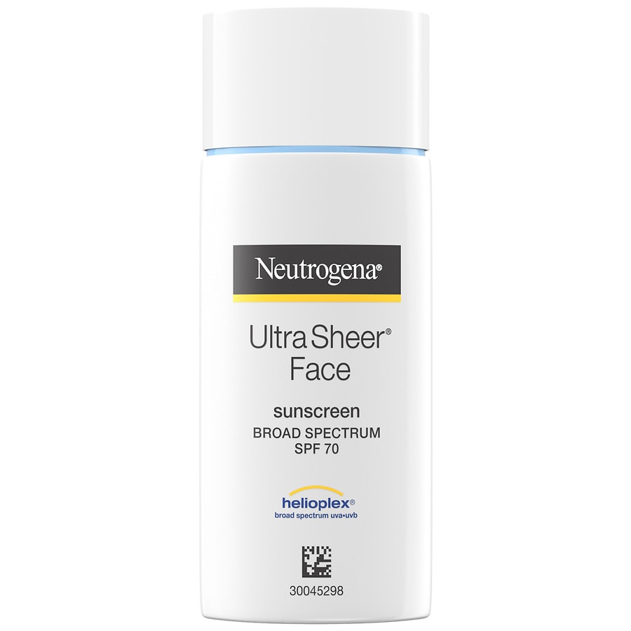 Neutrogena Ultra Sheer Liquid Daily Face Sunscreen, SPF 70