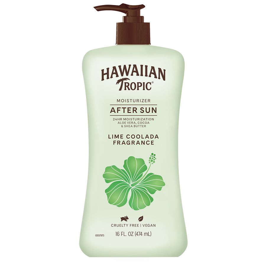 Hawaiian Tropic After Sun Moisturizer Lotion Lime Coolada Walgreens