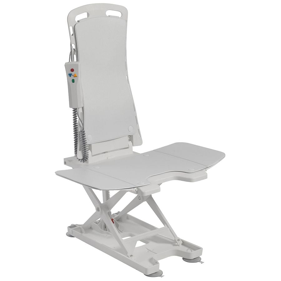 Drive Medical Bellavita Auto Bath Tub Chair Seat Lift White