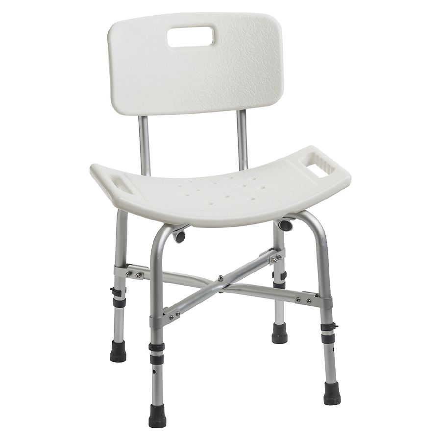 Drive Medical Bariatric Heavy Duty Bath Bench With Backrest White Walgreens