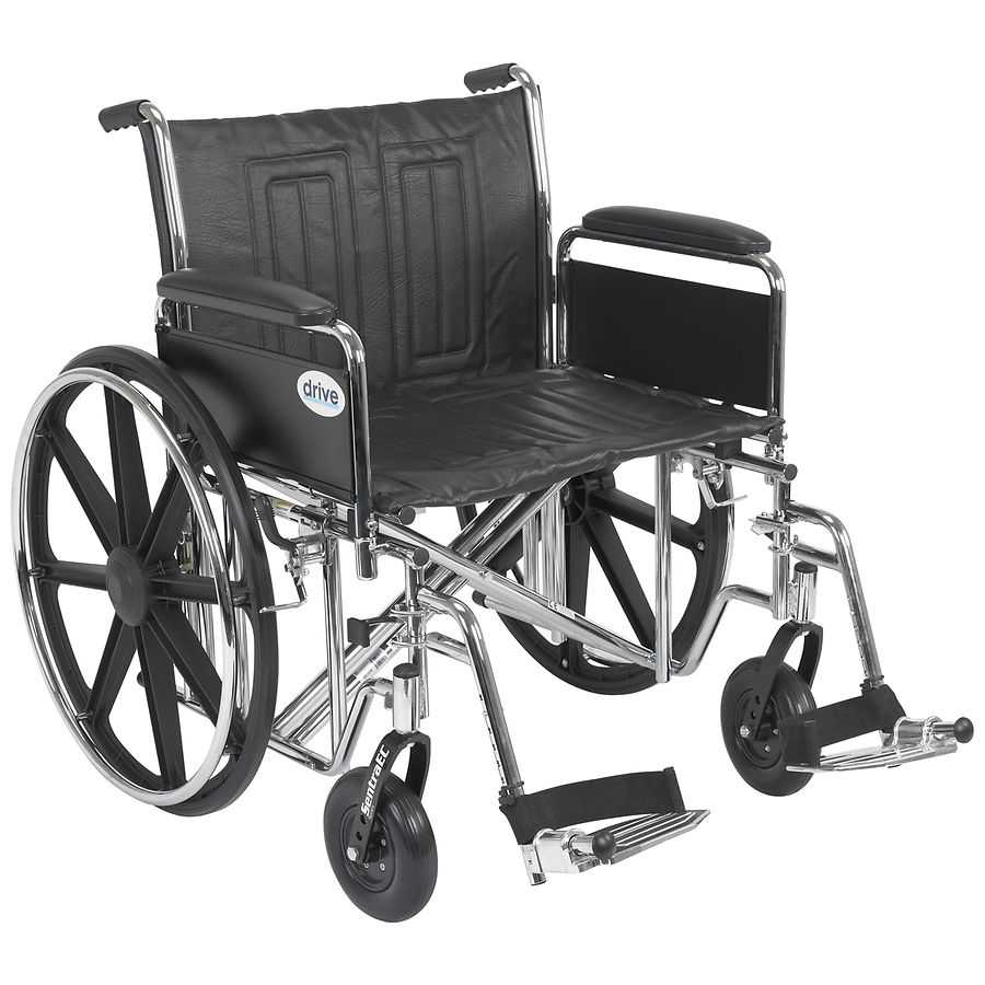 24 inch wide lightweight wheelchair