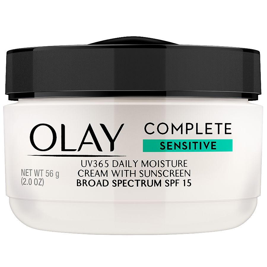 Olay Complete Cream All Day Moisturizer with SPF 15 for Sensitive Skin ...