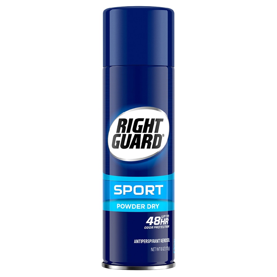 Right Guard Sport Sport Antiperspirant Deodorant Aerosol Spray Powder Dry