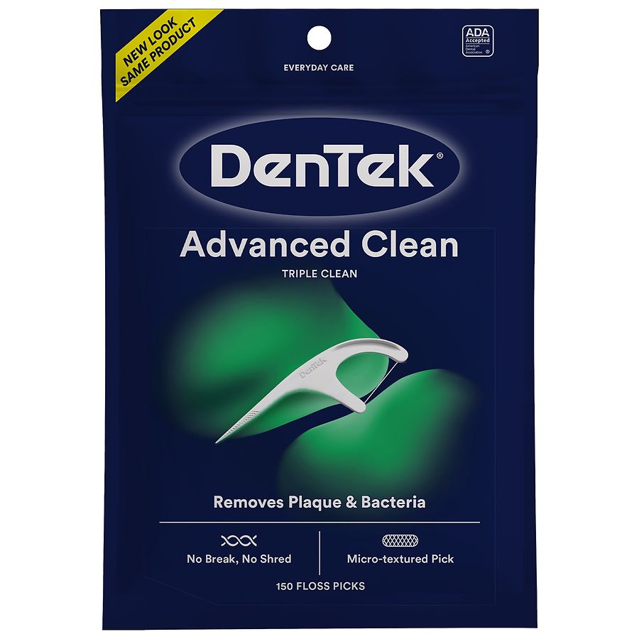 DenTek Triple Clean Floss Picks Mouthwash Blast