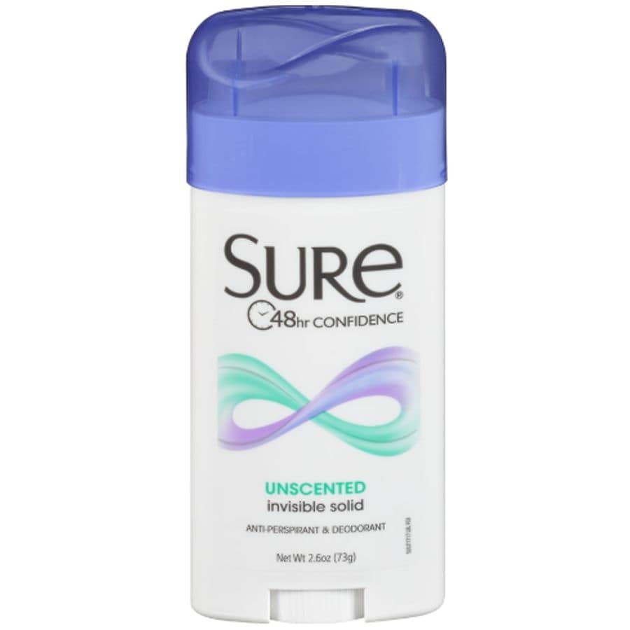 Sure Anti-Perspirant & Deodorant Invisible Solid Unscented