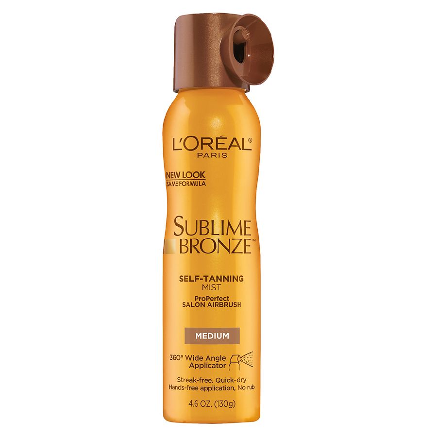 L'Oreal Paris Sublime Bronze ProPerfect Salon Airbrush Self-Tanning Mist  Medium Natural Tan | Walgreens