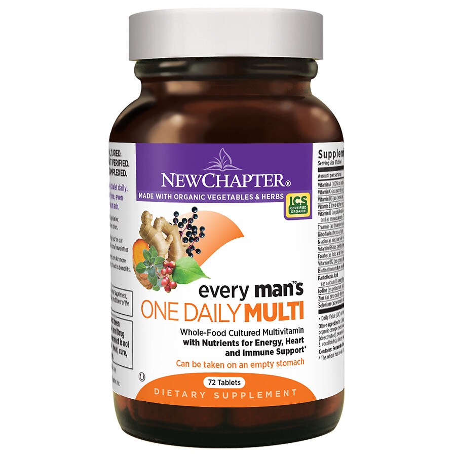 New Chapter Every Mans One Daily Multivitamin Tablets