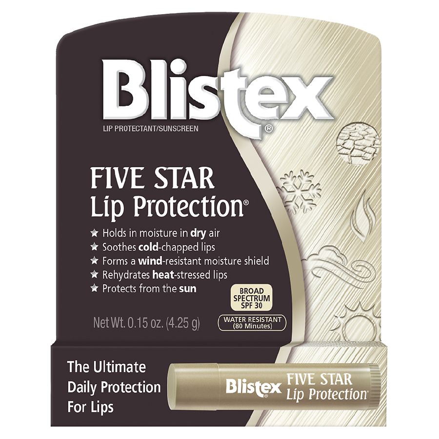 Blistex Five Star Lip Protectant/Sunscreen SPF 30 | Walgreens