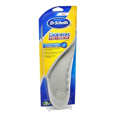 Dr. Scholl's Diabetes Foot Health Men's Insoles Men's Sizes 8-12