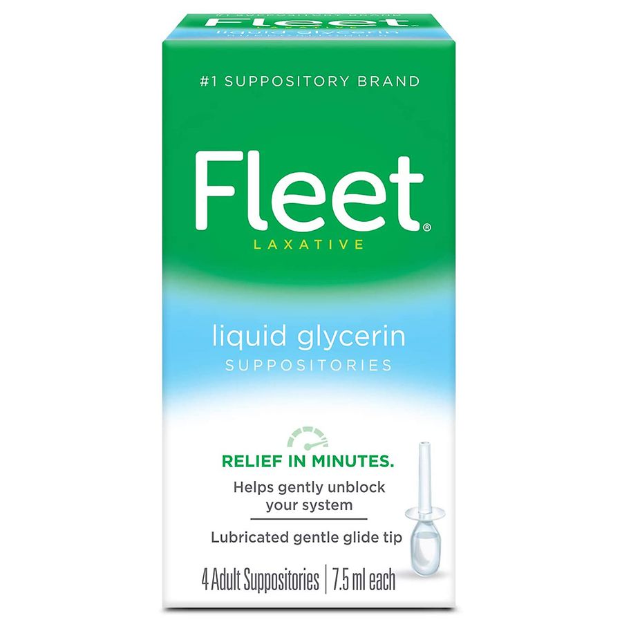 fleet laxative liquid glycerin suppositories