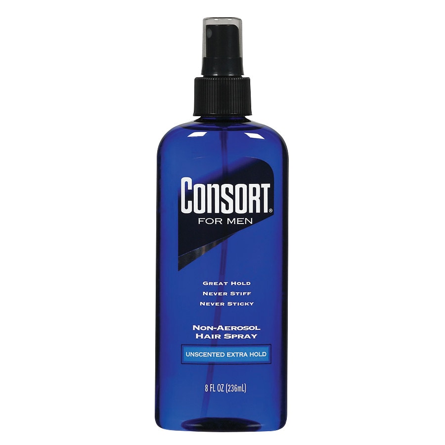 Consort For Men Hair Spray, NonAerosol, Extra Hold Unscented Walgreens