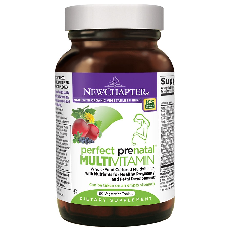 New Chapter Perfect Prenatal Multivitamin Tablets Walgreens