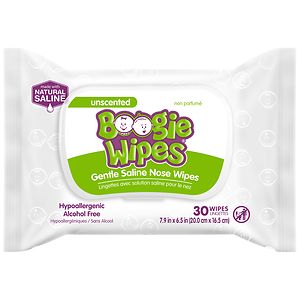 Boogie Wipes Gentle for Stuffy Noses Simply Unscented