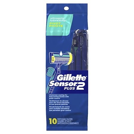 Gillette CustomPlus Pivot Disposable Razors - 10.0 ea