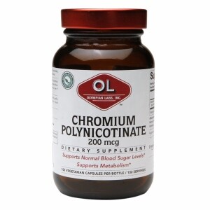 Olympian Labs Chromium Polynicotinate 200mcg