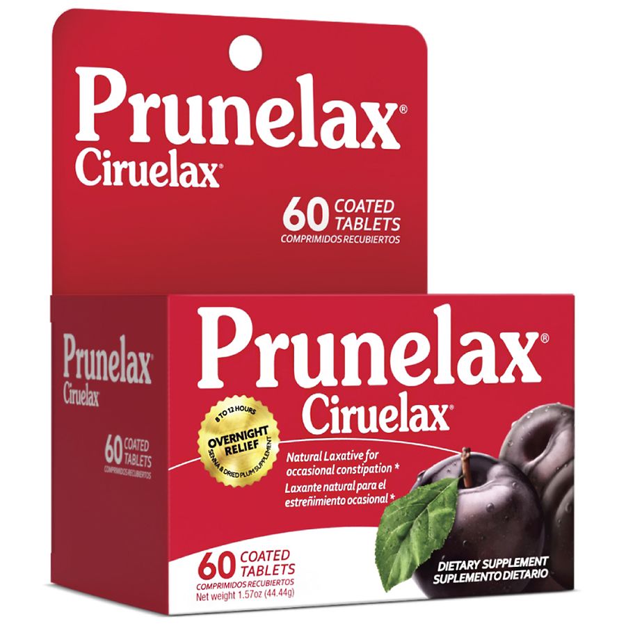 Prunelax Ciruelax Natural Laxative Regular Tablets Walgreens