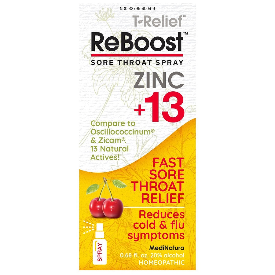 ReBoost Zinc +13 Sore Throat Spray Homeopathic