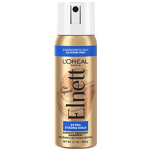 L'Oreal Paris Elnett Satin Hairspray, Travel Size Extra Strong Hold