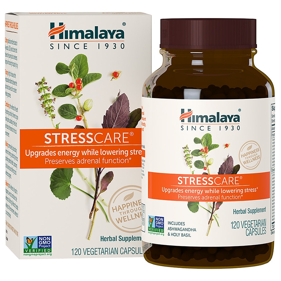 Himalaya Herbal Healthcare StressCare 120-Day Supplement Capsules