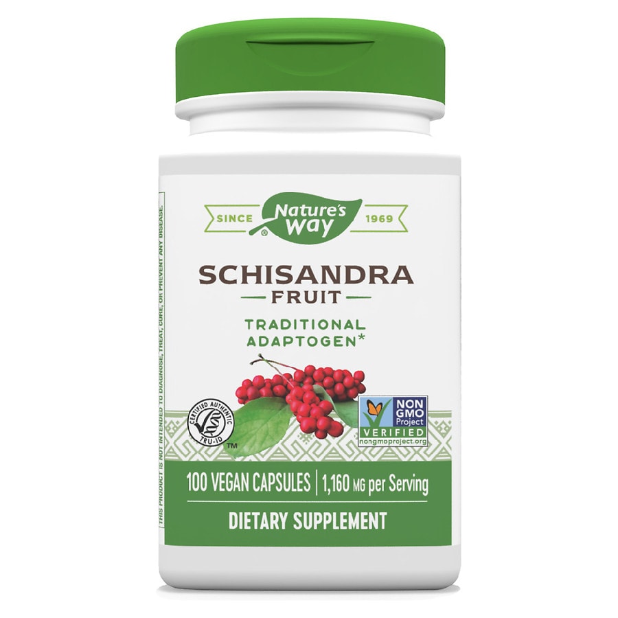  Nature's Way Schizandra Fruit 580mg, Capsules 