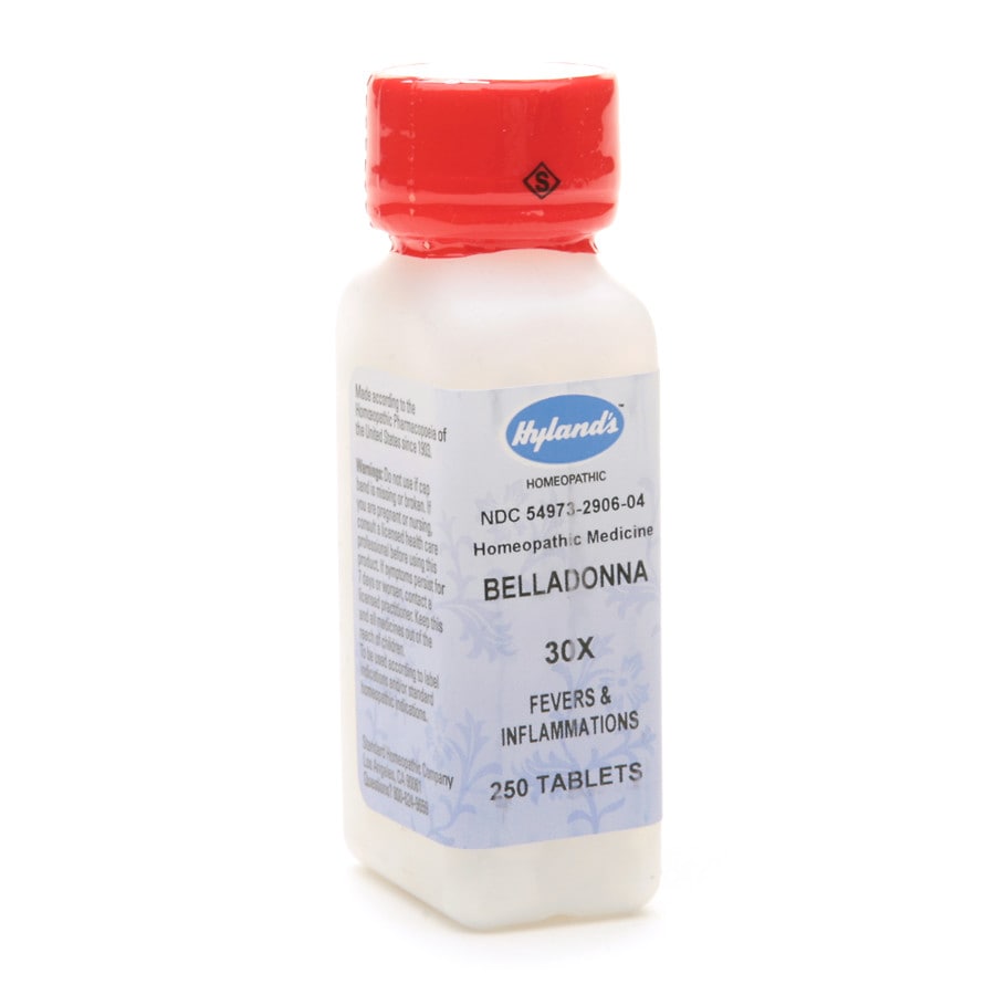 Hyland's Fevers & Inflammations, Belladonna 30X, Tablets