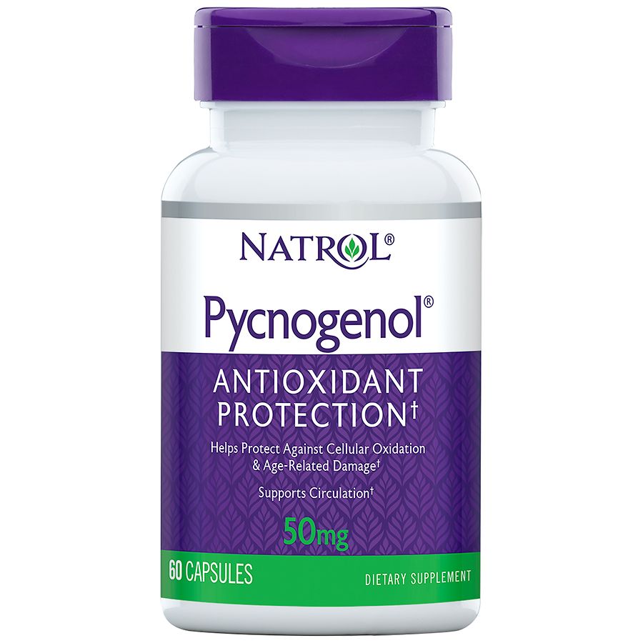 Natrol Pycnogenol 50 mg Dietary Supplement Capsules