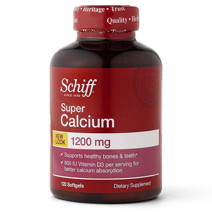 Schiff Super Calcium 1200mg with Vitamin D3 Softgels