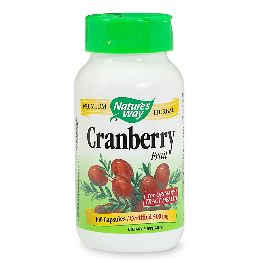  Nature's Way Cranberry Fruit 465 mg Dietary Supplement Capsules 