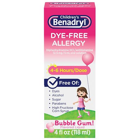 Children S Wal Dryl Allergy Dosage Chart By Weight
