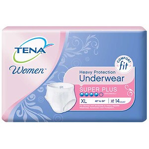 Tena Serenity Women's Super Plus Heavy Protection Underwear, Extra Large