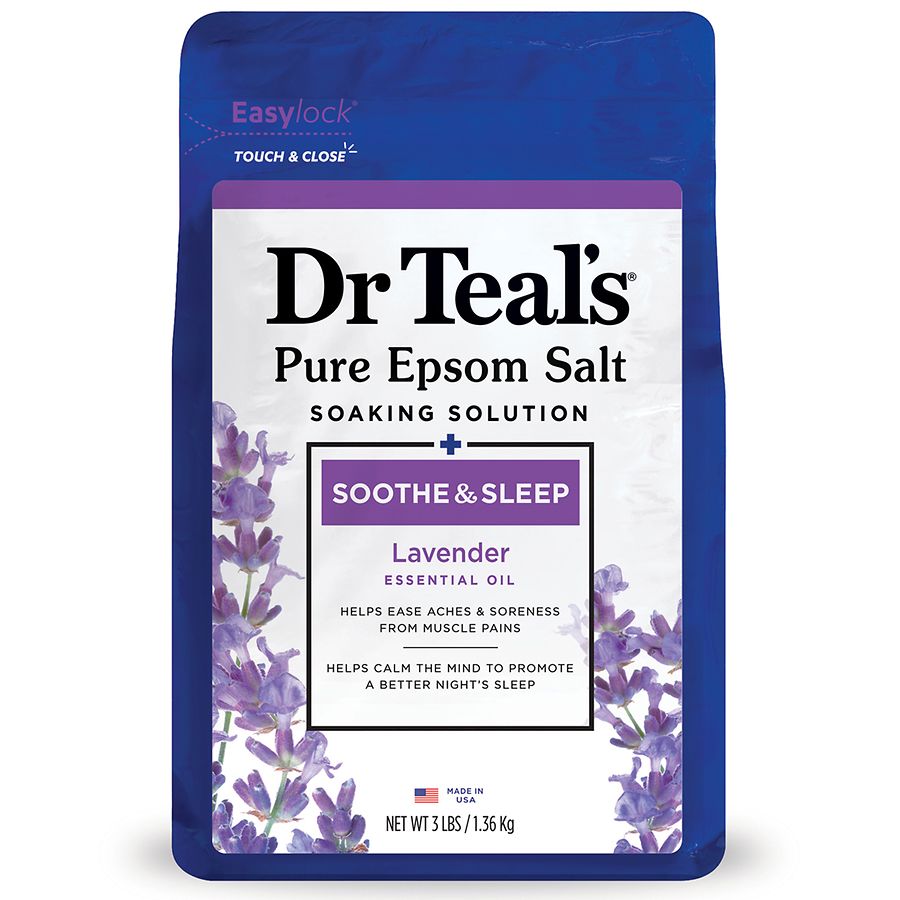 Dr Teal S Epsom Salt Soaking Solution Soothe Sleep Lavender