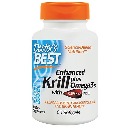 Doctor's Best Real Krill Enhanced with DHA & EPA, Softgels - 60 ea