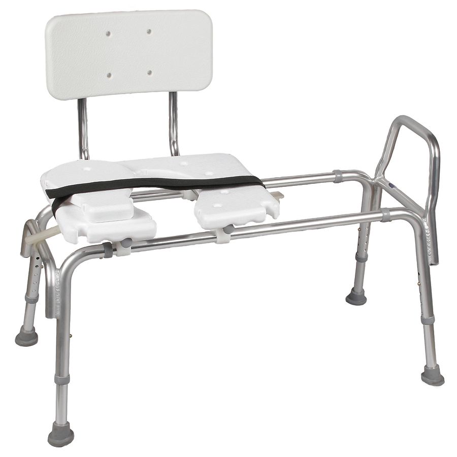 Duro Med Bariatric Heavy Duty Sliding Transfer Bench With Cut Out