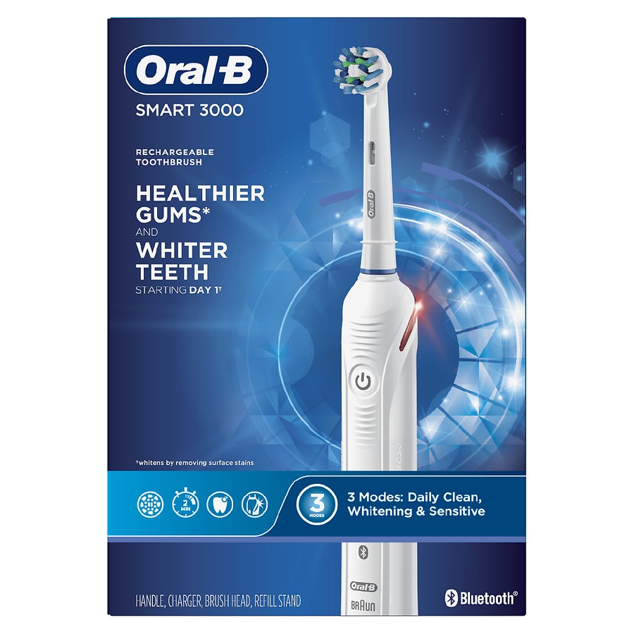 Lotsbestemming Vervullen paus Oral-B Smart Rechargeable Toothbrush White | Walgreens