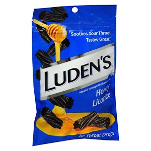 Luden's Throat Drops Honey Licorice