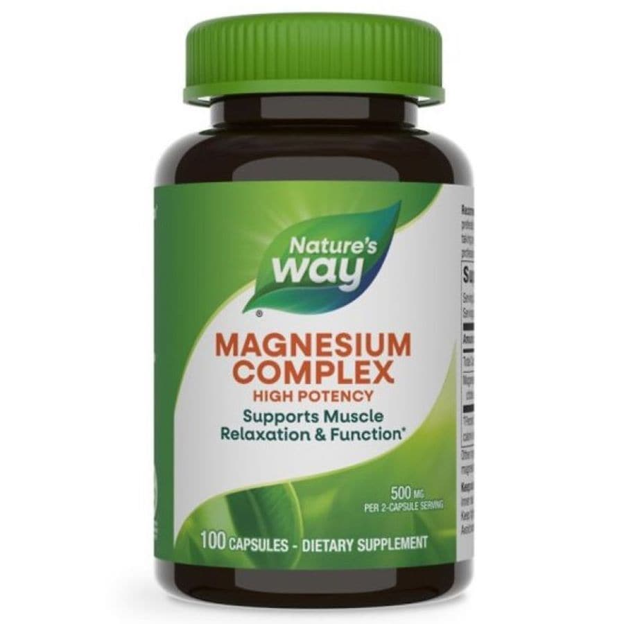 Nature's Way Magnesium Complex Dietary Supplement Capsules Walgreens