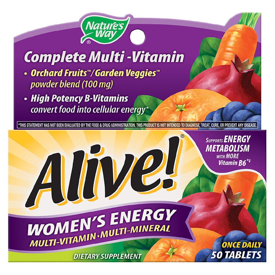 Nature's Way Alive! Women's Energy Multivitamin Multimineral Tablets