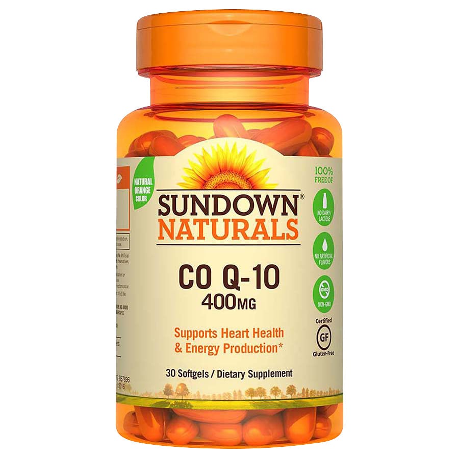  Sundown Naturals Q-Sorb CoQ10, 400mg, Softgels 