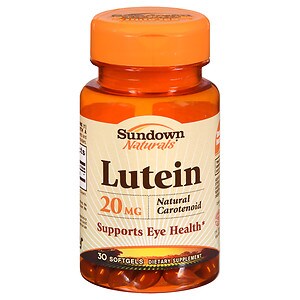 Sundown Naturals Lutein, 20mg, Softgels