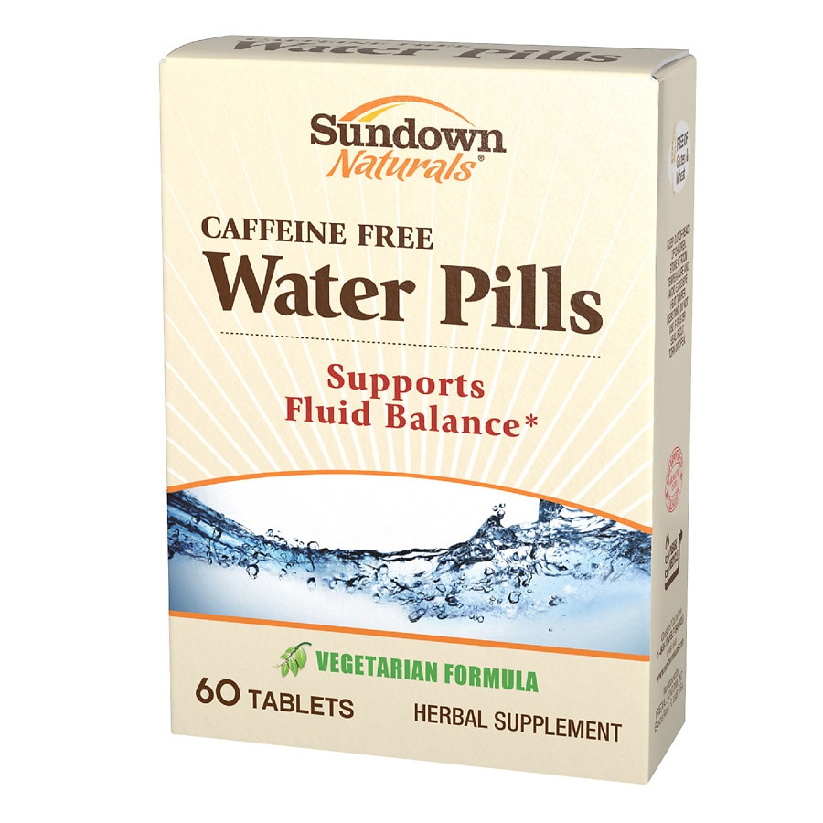 Sundown Naturals Water Pills Tablets Walgreens