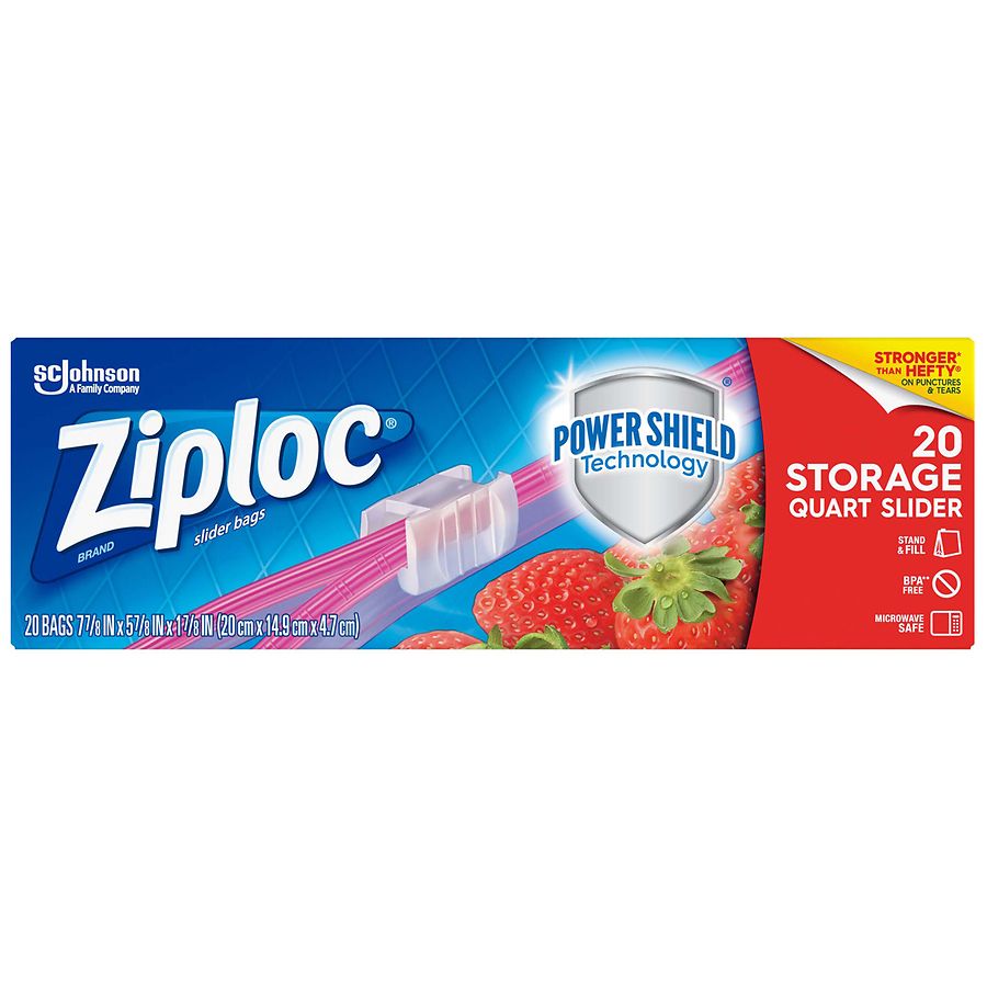 Ziploc Slider Storage Bags | Walgreens