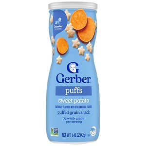 Gerber Graduates Puffs Cereal Snack Sweet Potato